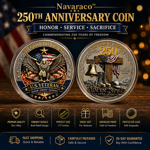 Navaraco™ 250 Years of Freedom Veteran Tribute Coin