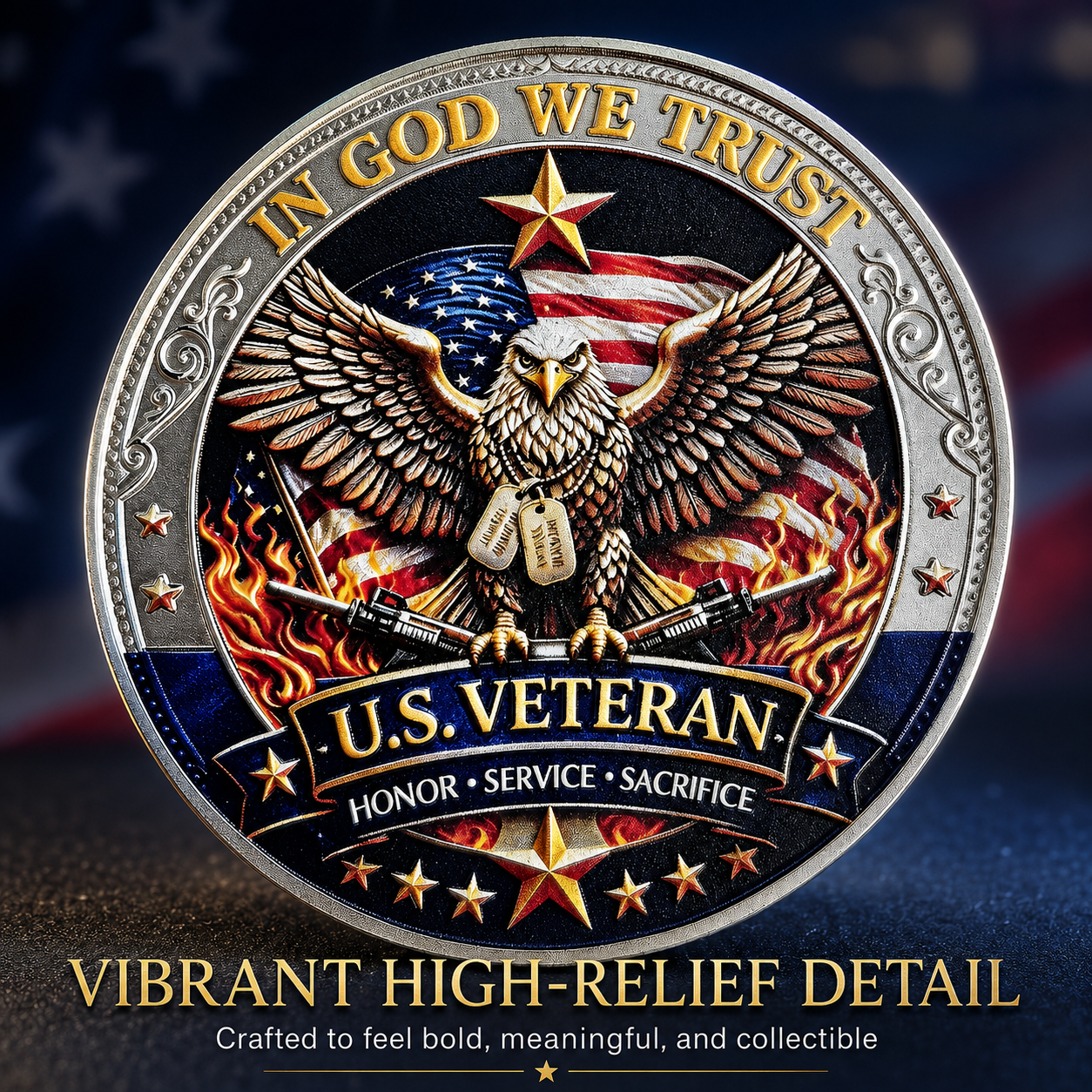 Navaraco™ 250 Years of Freedom Veteran Tribute Coin
