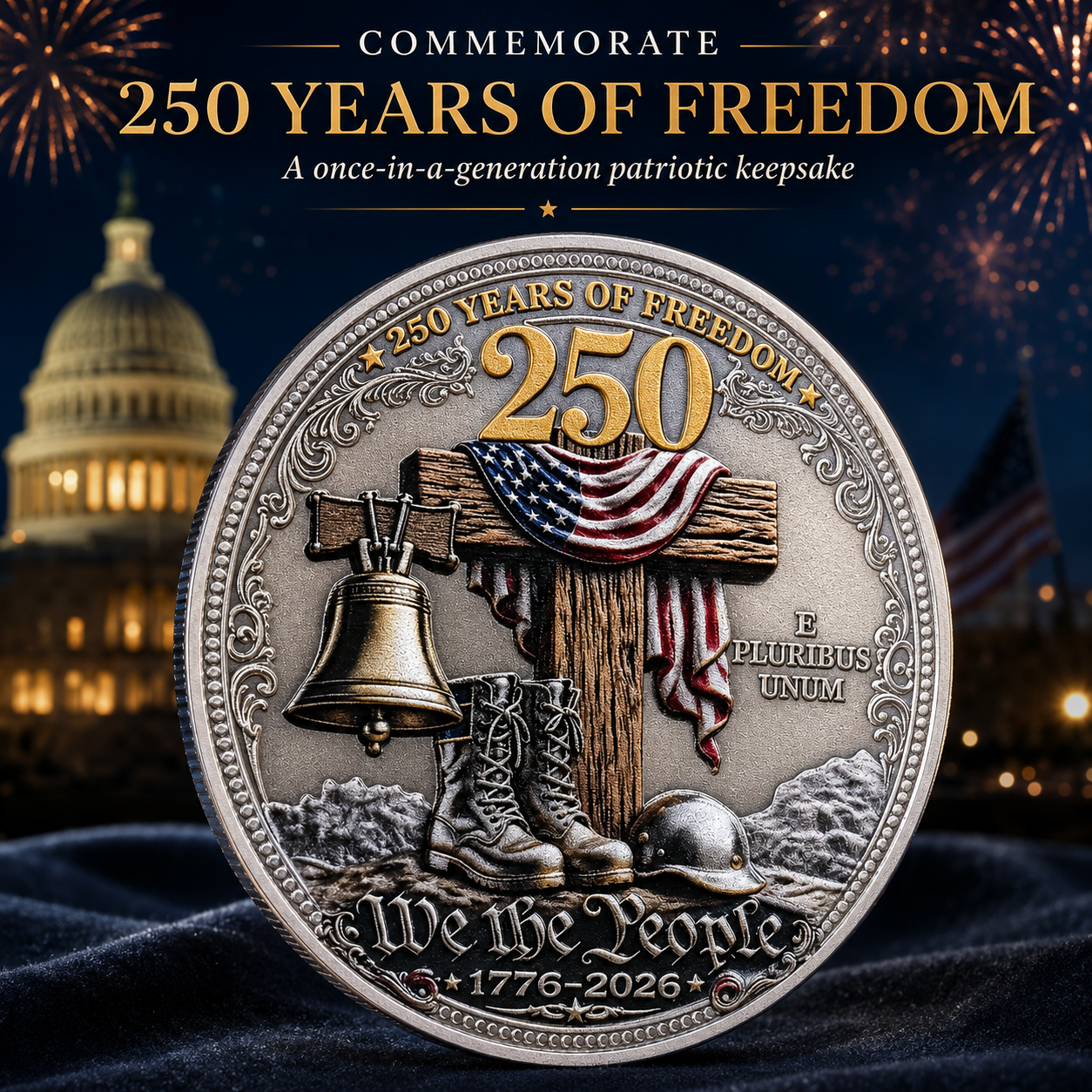 Navaraco™ 250 Years of Freedom Veteran Tribute Coin