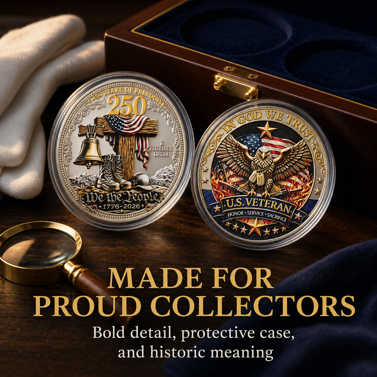 Navaraco™ 250 Years of Freedom Veteran Tribute Coin