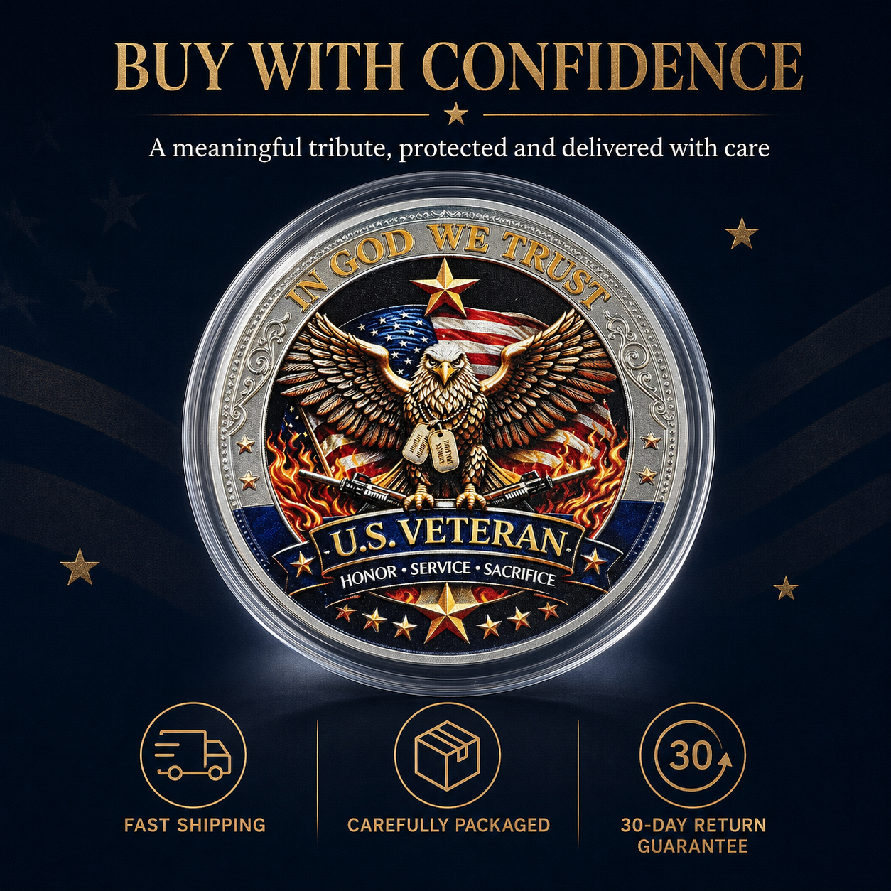 Navaraco™ 250 Years of Freedom Veteran Tribute Coin